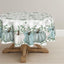 Mantel redondo otoño 90x90pulg calabaza búfalo cuadros fiesta