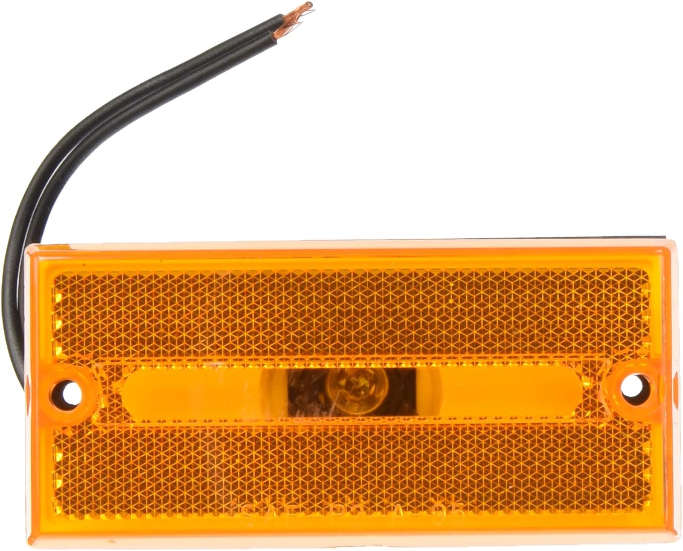 Luz rectangular ámbar para marcador lateral V132A