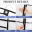 8 Bolsas PVC transparente para disfraces 40" con 3 bolsillos