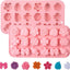 2 Moldes Silicona Dulces Margaritas Hielo Galletas
