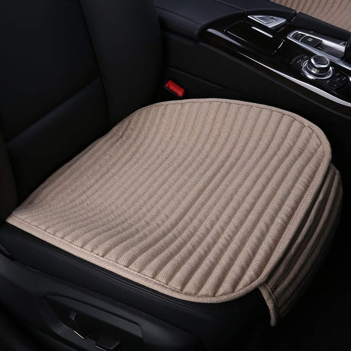 Fundas asiento coche 2 Pzas cuero ventilado trigo