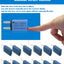 Kit fusibles 15A para coche barco RV reinicio manual