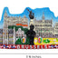 Imán refrigerador resina Manneken PIS Bruselas