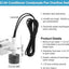 Interruptor flotador condensado SS3 con bandeja drenaje 6pulg