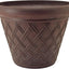 Maceta tejido cesta para plantas 18pulg color chocolate