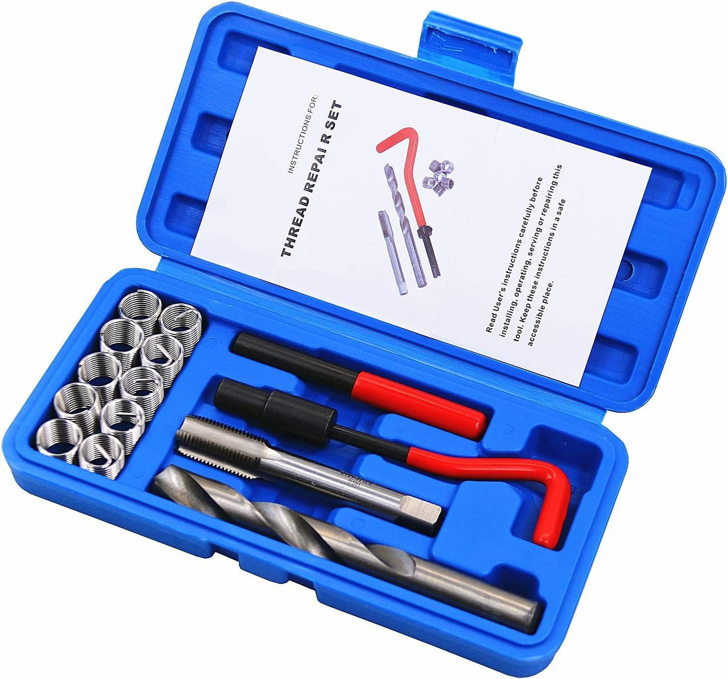Kit 14 pzas reparación roscas M14-1.5 comp auto