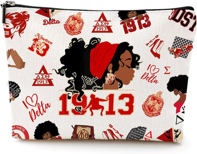 Bolsa maquillaje con cremallera Delta para mujer