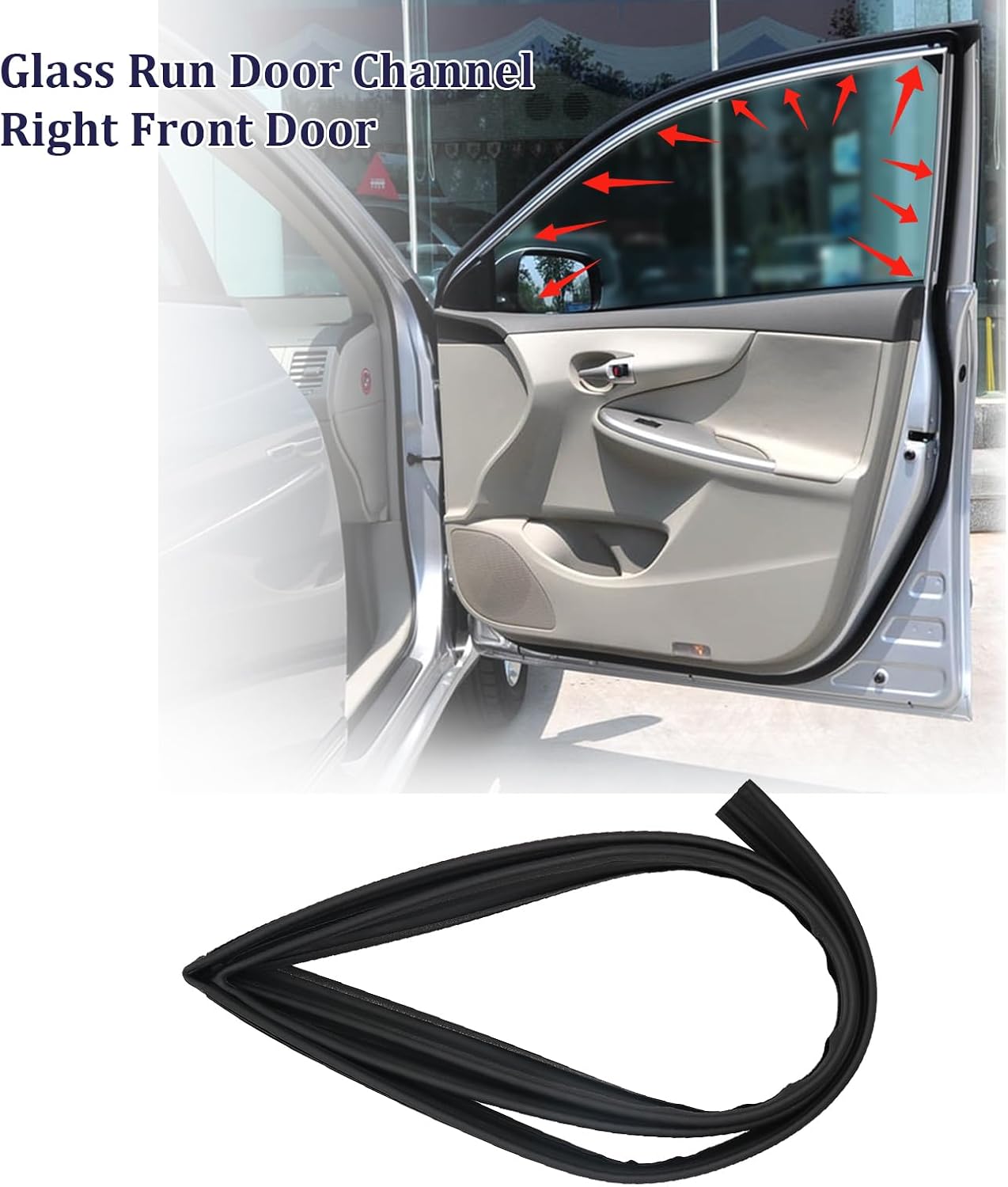 Fieltro puerta derecha Toyota Corolla Altis 02-06