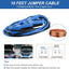Kit emergencia coche azul con puente 10" martillo cuerda