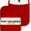 Soportes silicona para ollas set 2 resistentes calor