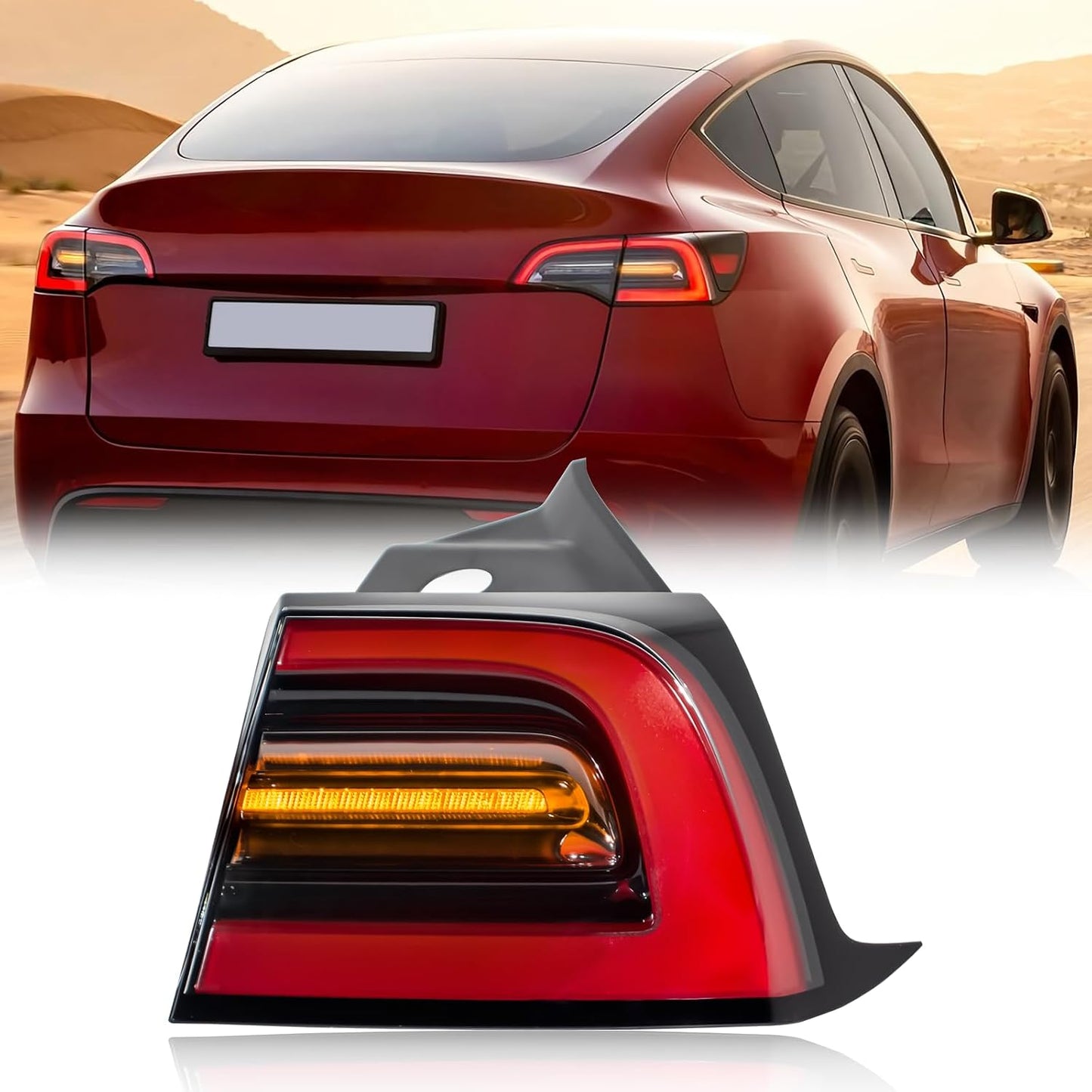 Luz trasera LED 4 pines comp Tesla Model 3 2020-24