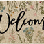 Tapete bienvenida primavera flores 24x59pulg