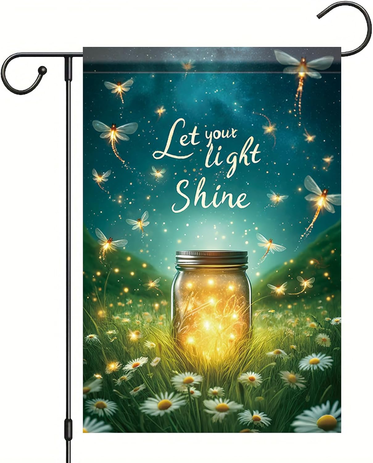 Banderas jardín primavera verano 12x18pulg doble cara brillante