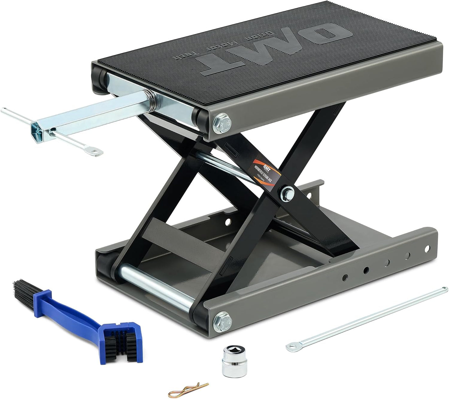 Elevador gato motocicleta 1100lb mango T 3/8pulg cepillo