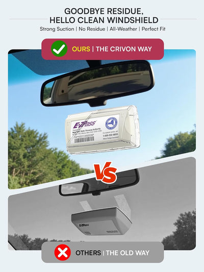 Soporte ventosa EZ Pass para transpondedor automóvil