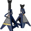 Soportes de gato acero doble bloqueo 12000lb set 2 azul
