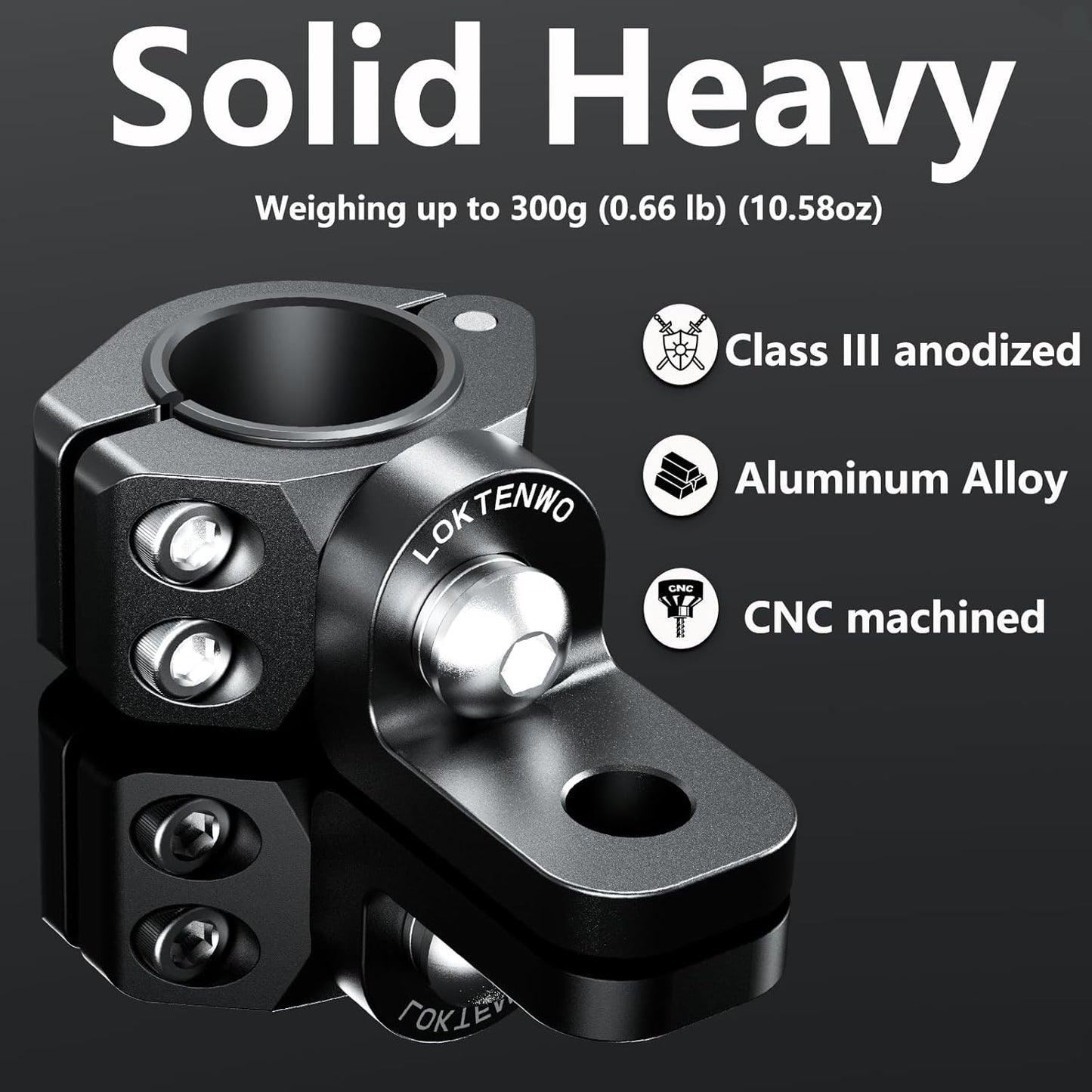 Soporte luz ATV ajustable para motocicleta