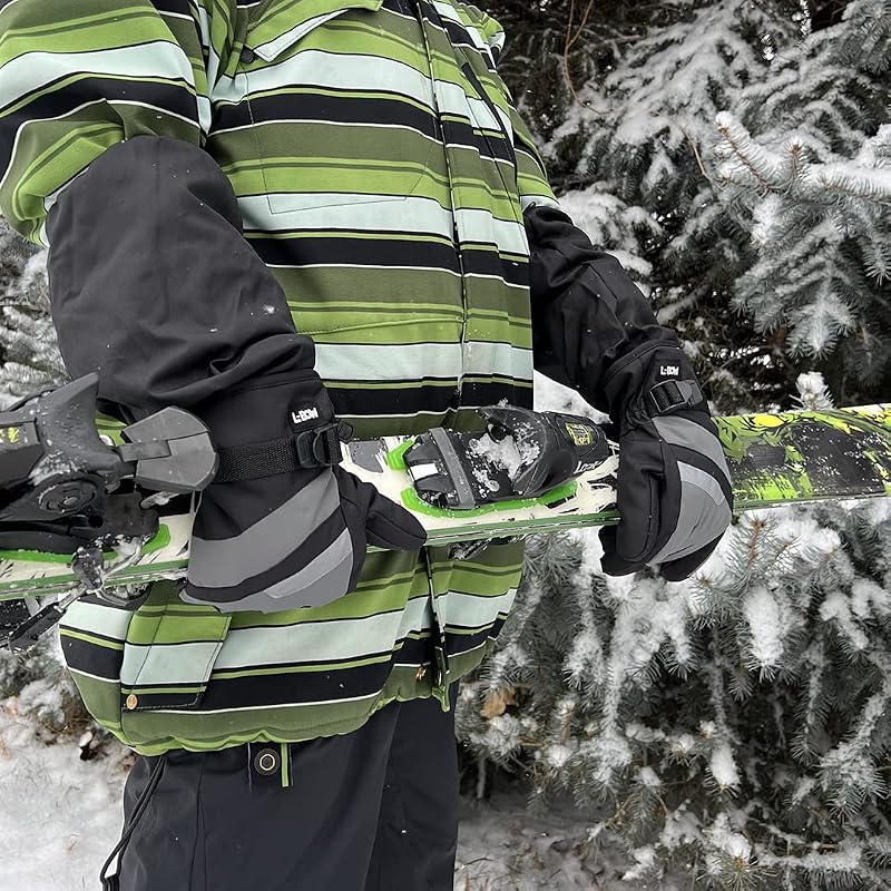 Guantes invierno para niños deportes al aire libre