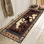 Alfombra occidental 2x6pulg diseño estrellas Texas