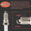 Bujías Iridio110 IZTR5B11 comp Chevy Silverado 06-13 set 8