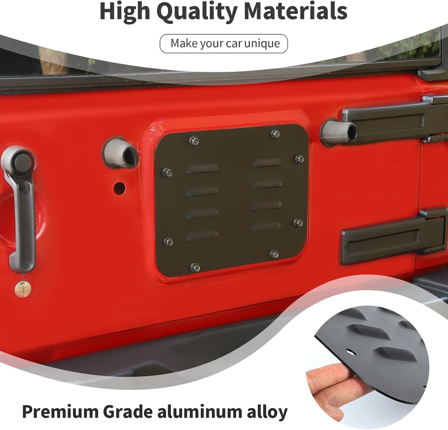 Cubierta panel aire puerta trasera Jeep JK 07-17