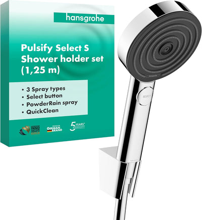 Set ducha de mano Hansgrohe 3 chorros cromado 49pulg