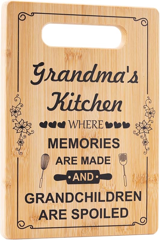 Regalo abuela tabla cortar cocina cumpleaños Navidad