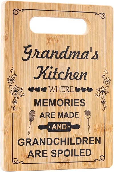Regalo abuela tabla cortar cocina cumpleaños Navidad