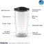 Vaso térmico NHL San Jose Sharks 16oz doble pared
