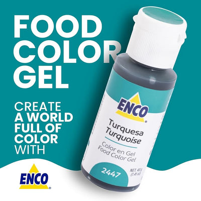 Gel colorante alimentario turquesa vegano 40g