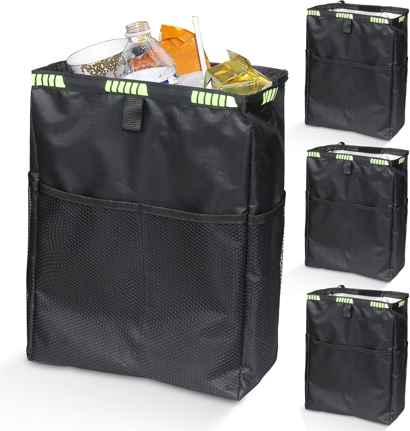 Basurero auto 3.5gal con forro antifugas pack 4