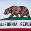 Bandera California 3x5ft doble cara con ojales latón