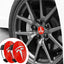 4 Tapas centrales Tesla Modelo 3/Y 2.205" negras