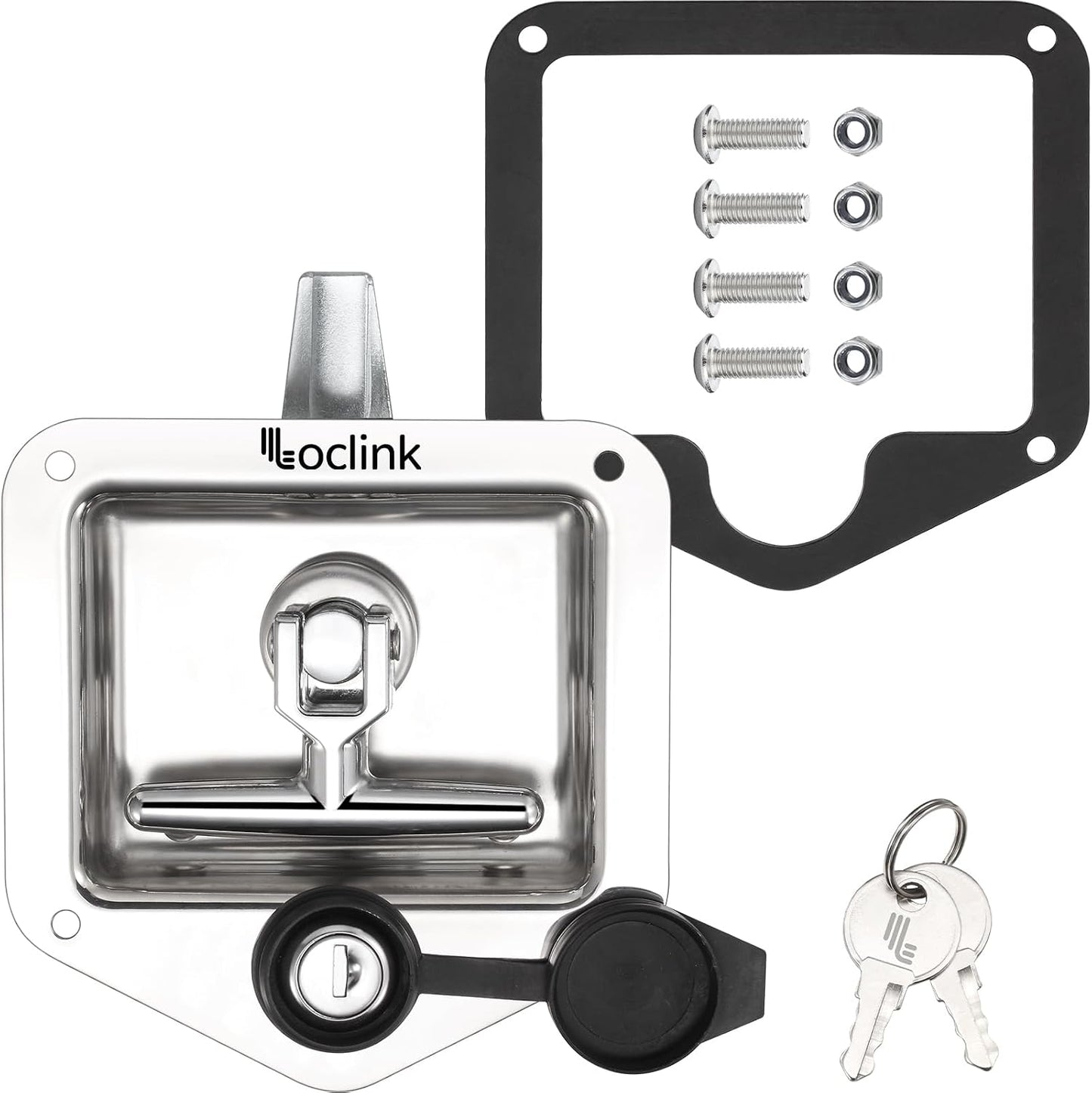 Kit pestillo mango en T acero inox 304 cerradura plegable