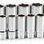 Set llaves vaso 6 puntos 23 pzas 0.748-1.969in
