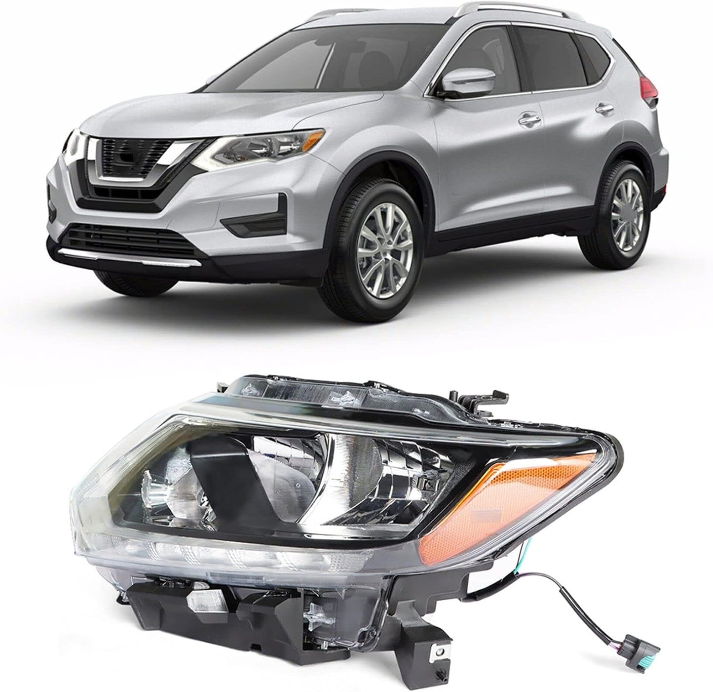Kit faros halógeno Nissan Rogue LH