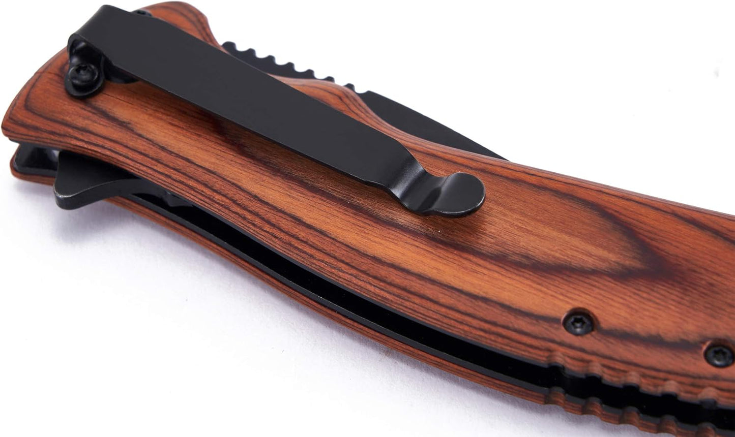 Cuchillo plegable grabado para papá día padre cumpleaños