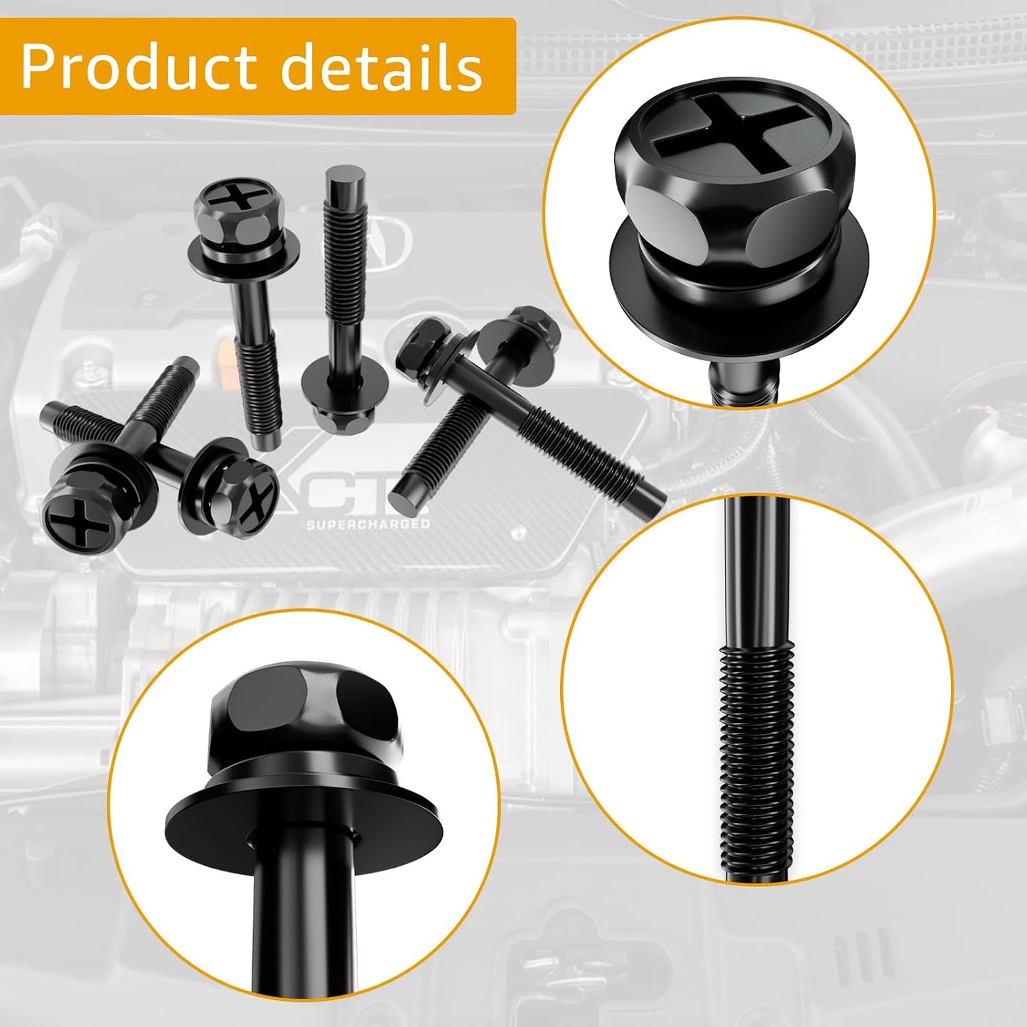 Tornillos filtro aire motor comp Honda Civic CR-V 41085