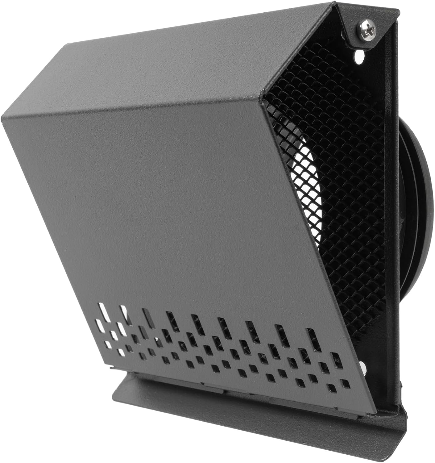 Cubierta ventilación aire 4pulg acero galvanizado negro