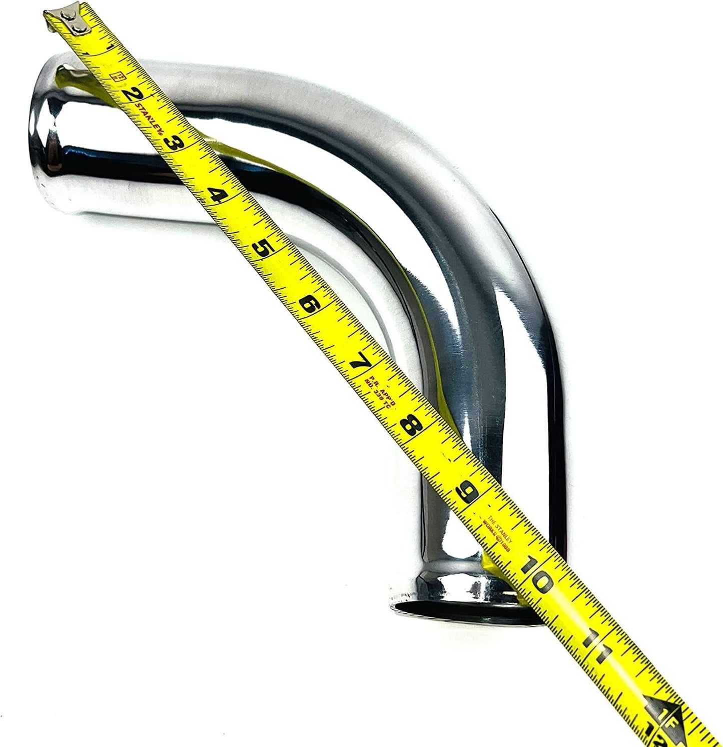 Tubo aluminio universal 3" 90 grados para turbo