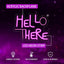 Letrero neón Hello There LED USB para bar hotel cafetería