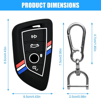 Funda silicona llave BMW Serie X1-X6 M1-M8 15-23