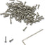 Set 100 Pzas M2.5x12mm Acero Inox 304 Hex con Botón