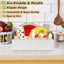Dispensador platos papel madera 6 compartimentos cocina