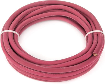 Cable soldadura extraflexible 600V 3,05m color rojo