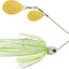 Señuelo pesca lubina 1/2 oz blanco Chartreuse plata