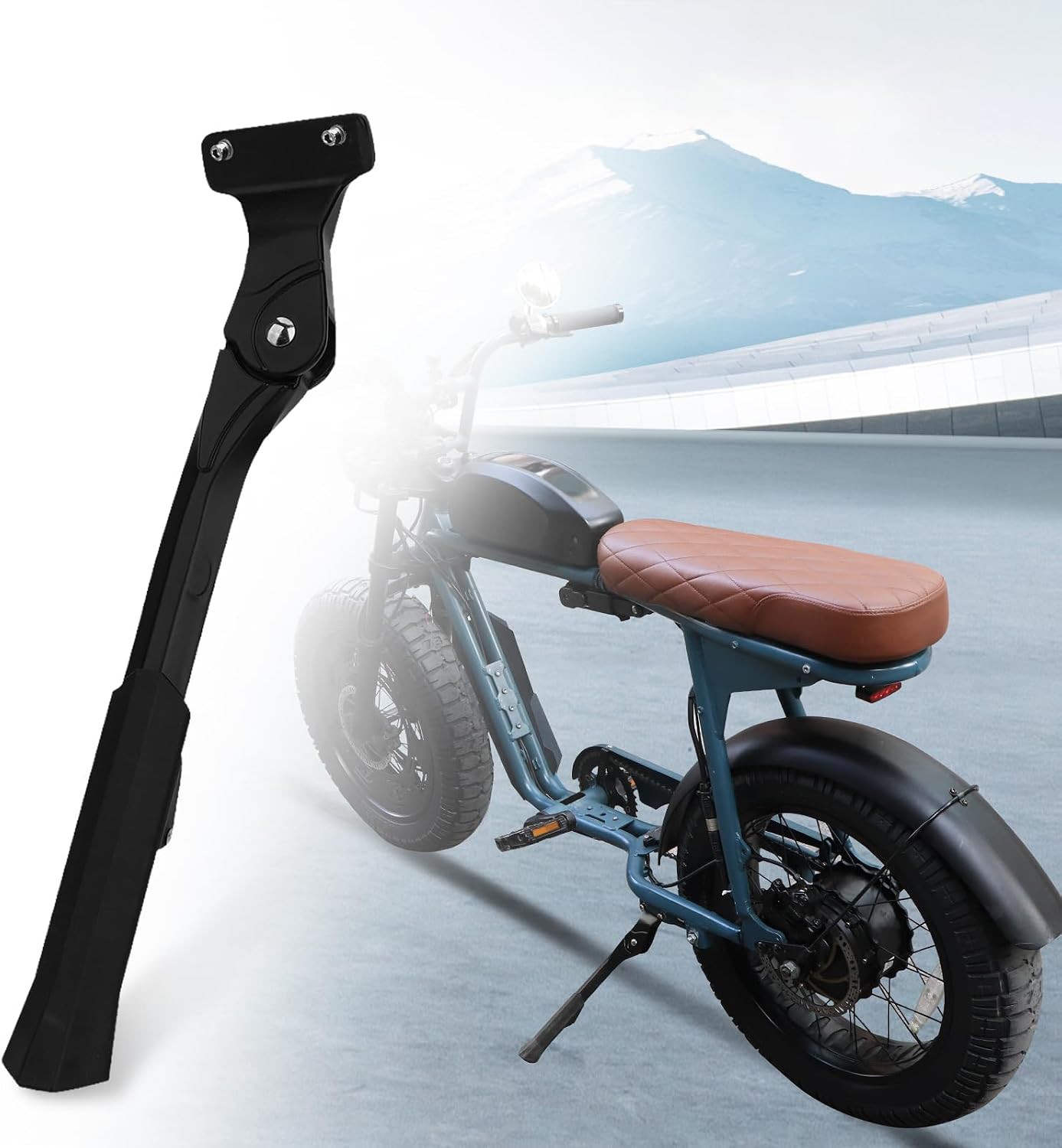Soporte patada ajustable para bicicleta eléctrica aluminio