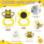 25 Juegos Abeja Baby Shower con Etiquetas y Bolsas