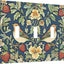 Placa interruptor pared vintage william morris 3 segmentos