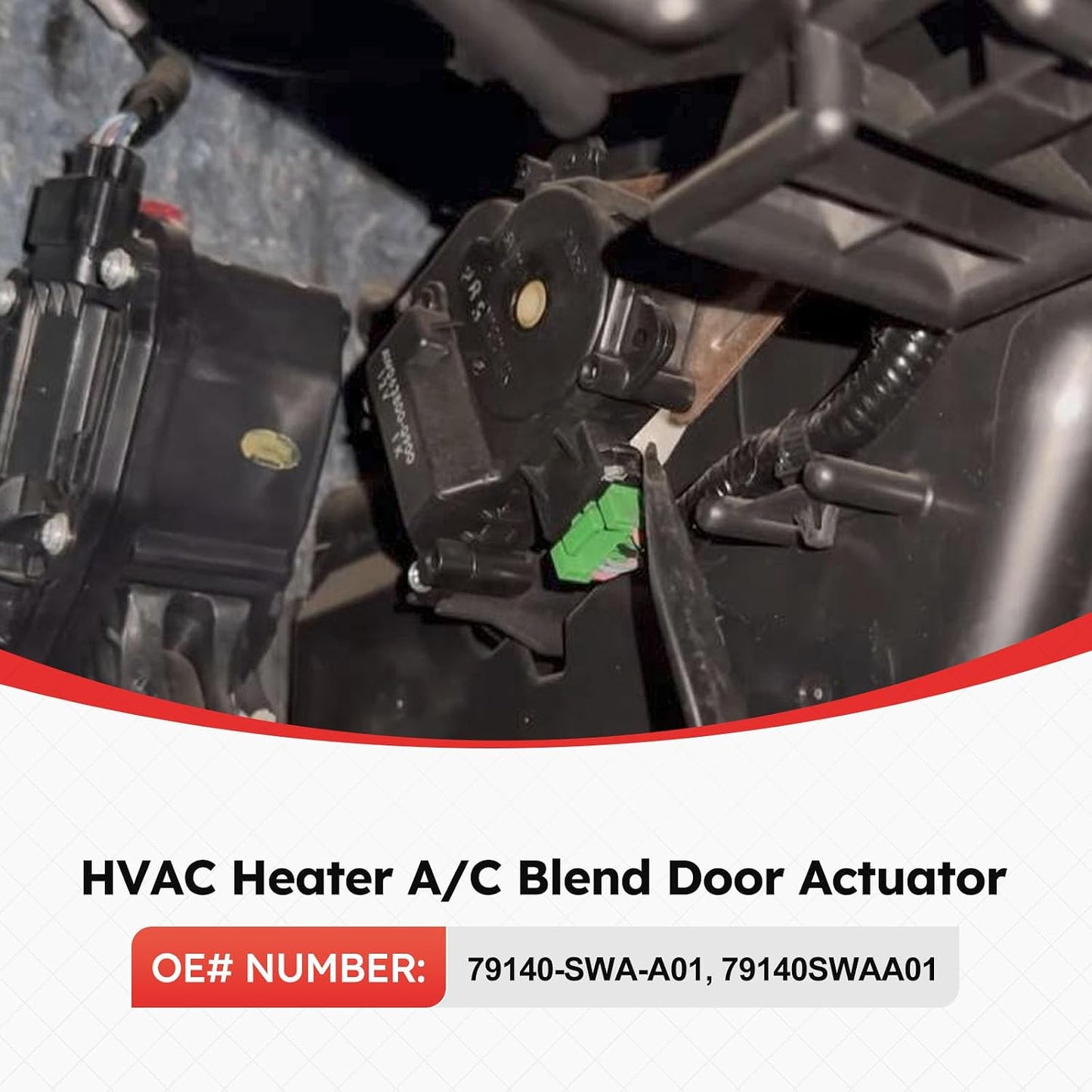 Conjunto motor actuador puerta calefactor A/C Honda CRV